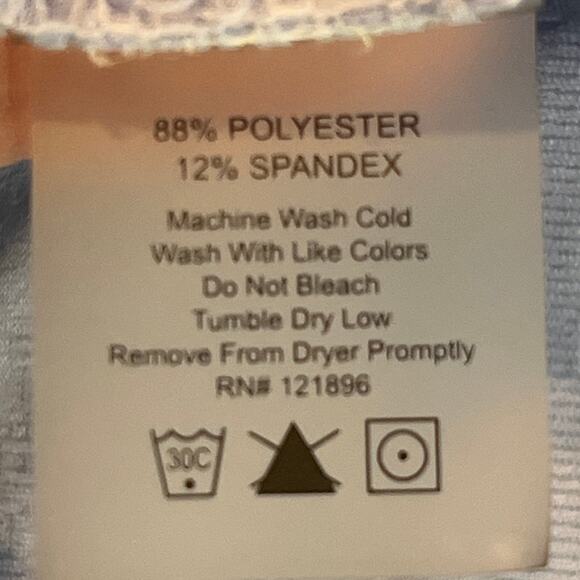 Title Nine Light Blue Sleeveless Tank Top XS Golf Tennis Pickleball - Picture 4 of 6